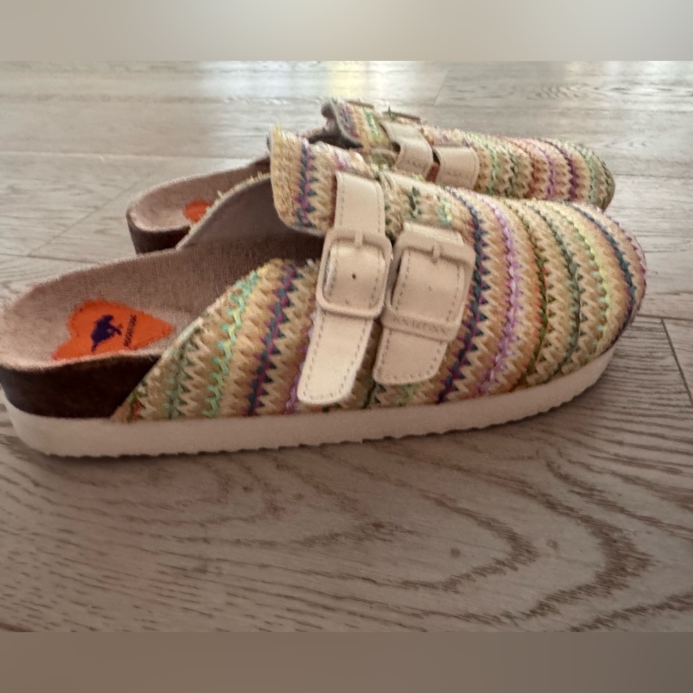 Rocket Dog Abel Multi-Color Woven Clogs size 6 - Picture 3 of 7